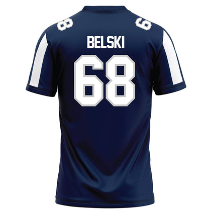 BU - NCAA Football : Nikolas Belski - Navy Football Jersey