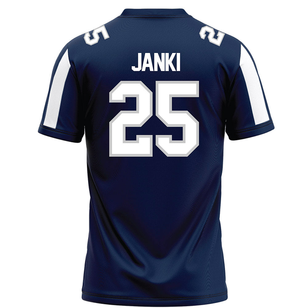 BU - NCAA Football : Beck Janki - Blue Football Jersey
