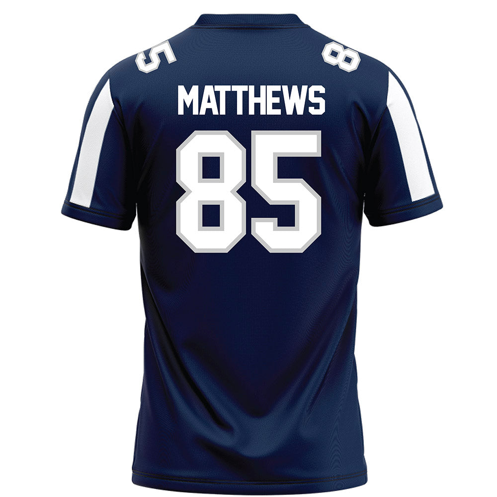 BU - NCAA Football : Blake Matthews - Blue Football Jersey-1