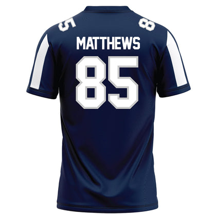 BU - NCAA Football : Blake Matthews - Blue Football Jersey-1