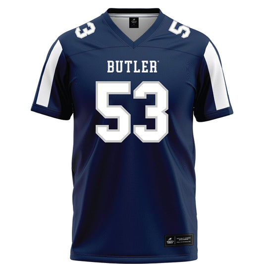 BU - NCAA Football : Otto Weight - Navy Football Jersey