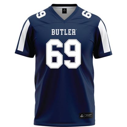 BU - NCAA Football : Eric Bower - Blue Football Jersey