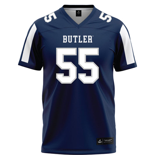 BU - NCAA Football : Wyatt Bakker - Blue Football Jersey-0