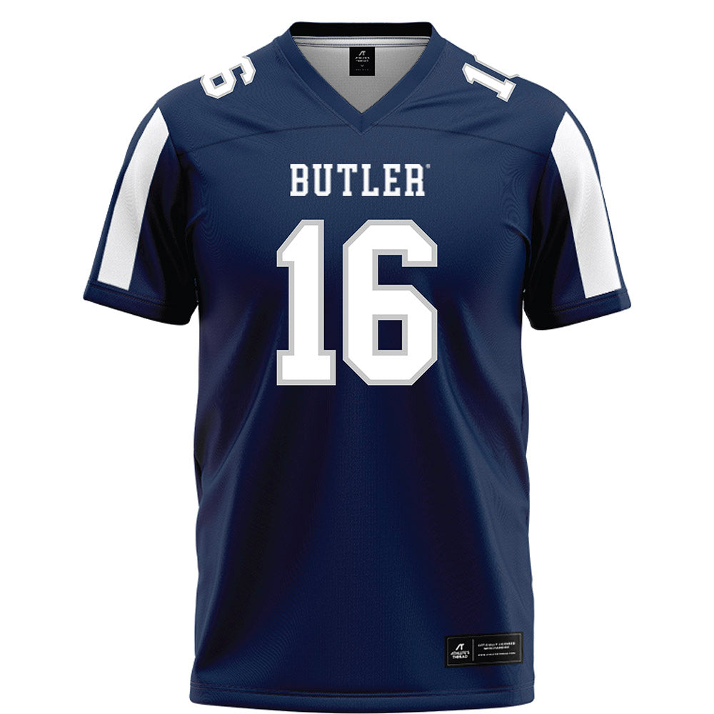 BU - NCAA Football : Blair Schonhorst - Blue Football Jersey-0