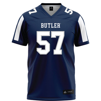 BU - NCAA Football : Max Thompson - Blue Football Jersey