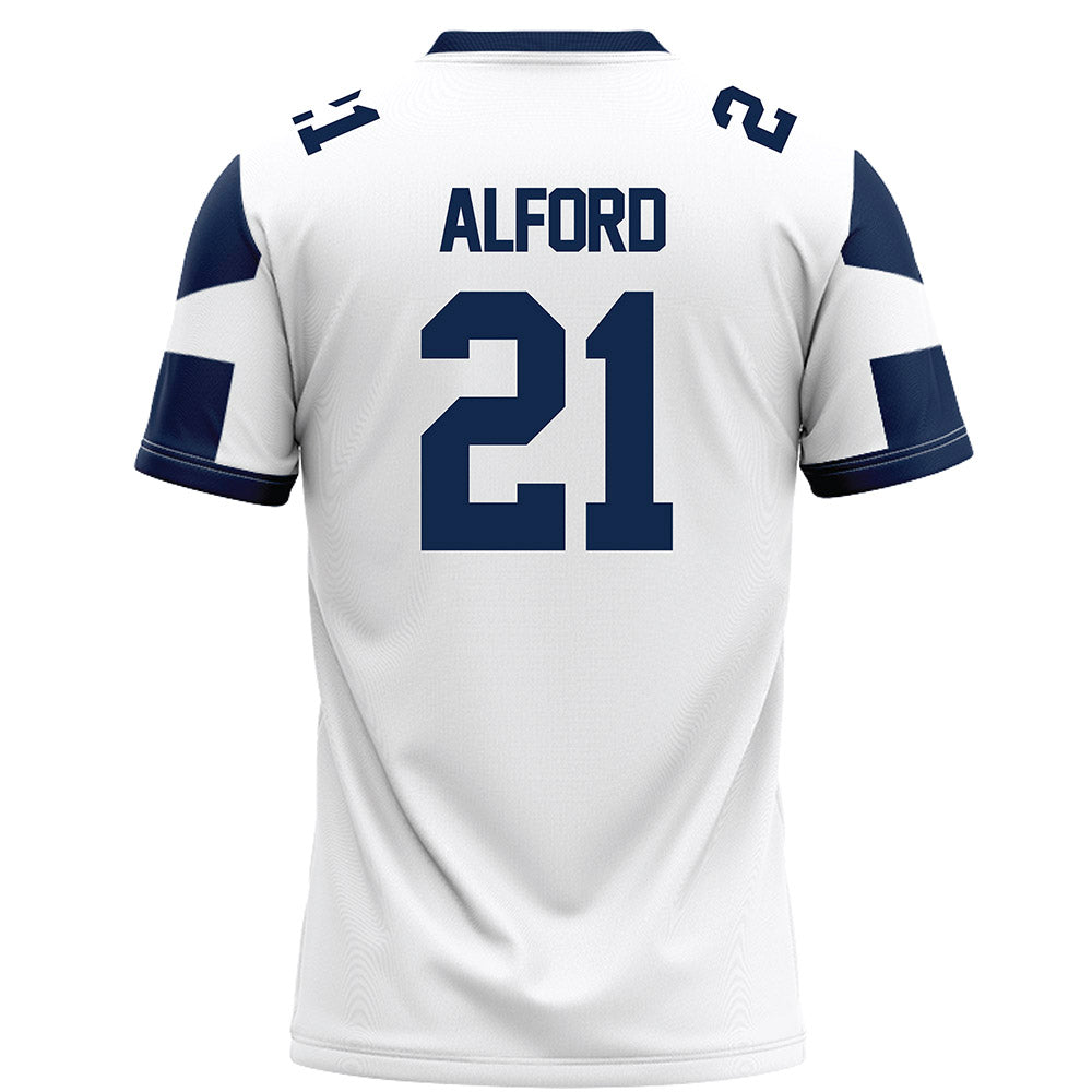 BU - NCAA Football : Braydon Alford - White Football Jersey-1