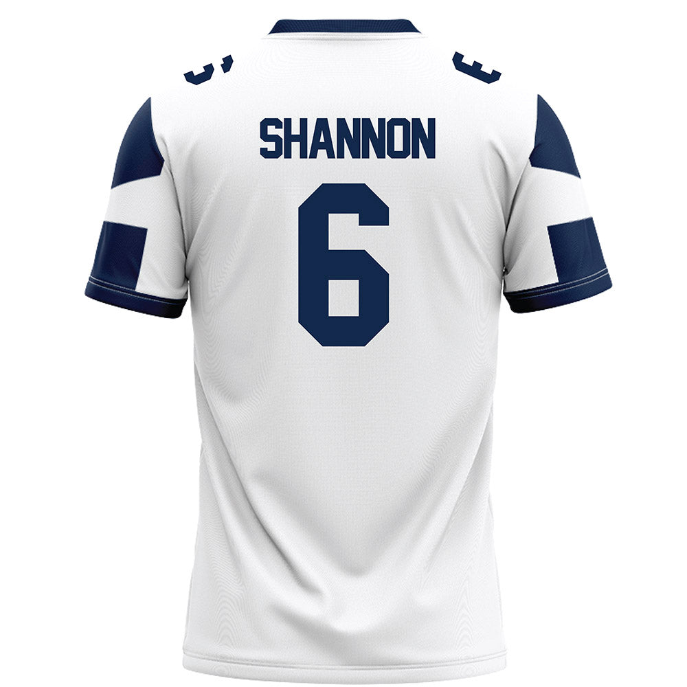 BU - NCAA Football : Shadon Shannon - White Football Jersey