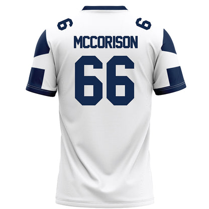 Butler - NCAA Football : William McCorison - White Football Jersey-1
