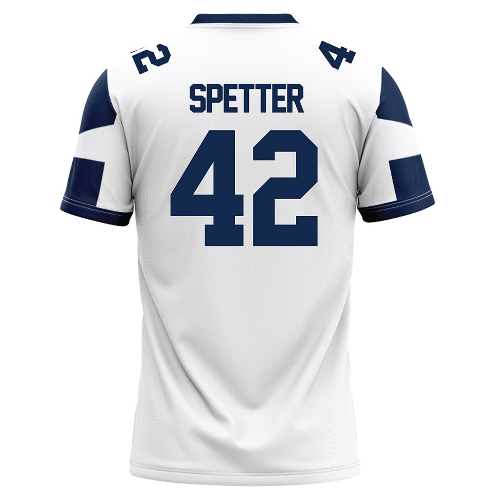 BU - NCAA Football : Brayton Spetter - White Football Jersey