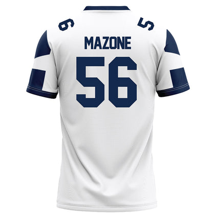 BU - NCAA Football : Blake Mazone - White Football Jersey-1