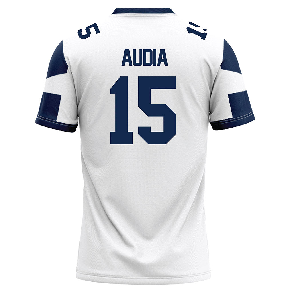 BU - NCAA Football : Joey Audia - White Football Jersey