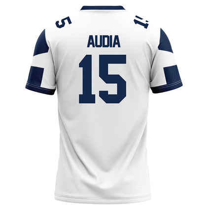 BU - NCAA Football : Joey Audia - White Football Jersey