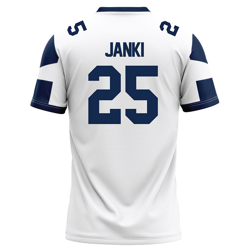 BU - NCAA Football : Beck Janki - White Football Jersey