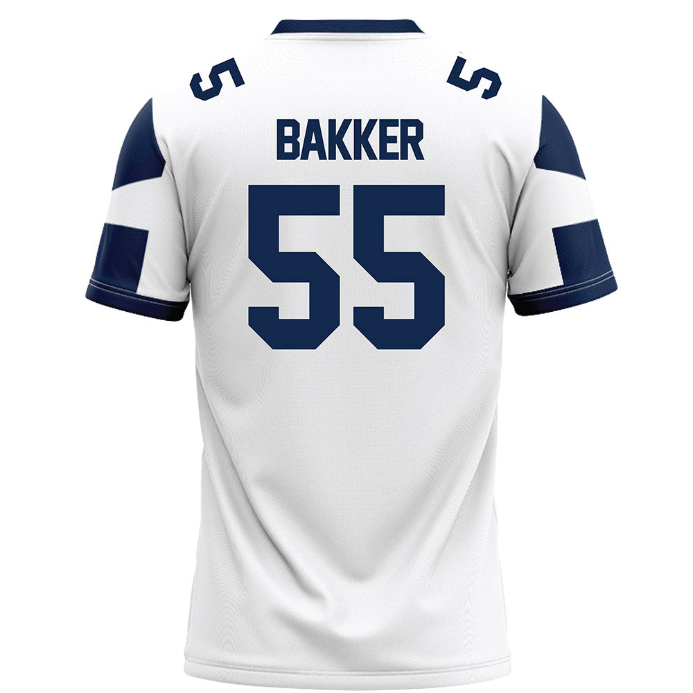 BU - NCAA Football : Wyatt Bakker - White Football Jersey-1