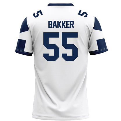 BU - NCAA Football : Wyatt Bakker - White Football Jersey-1