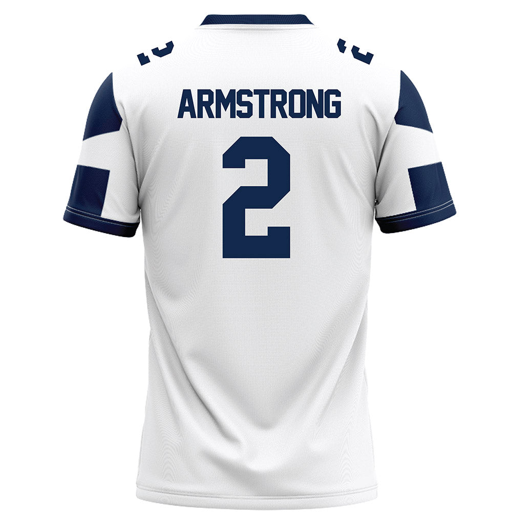 BU - NCAA Football : Mason Armstrong - White Football Jersey-1