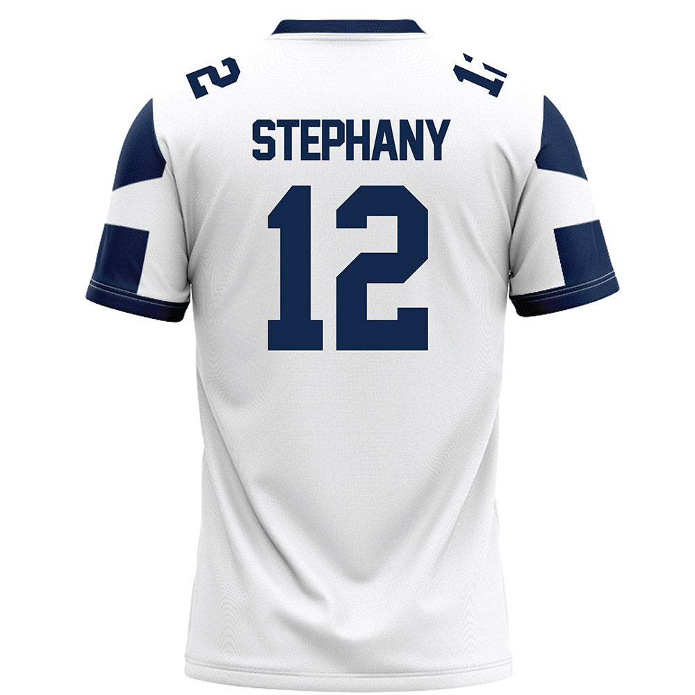 BU - NCAA Football : Steven Stephany - White Football Jersey