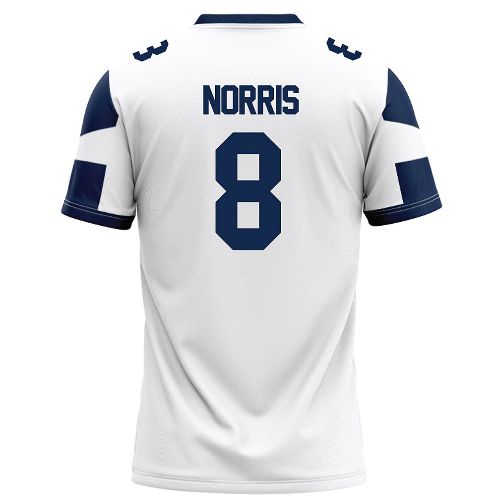 BU - NCAA Football : Jay Norris - White Football Jersey-1