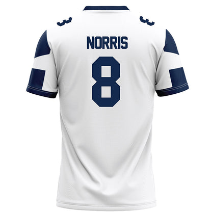 BU - NCAA Football : Jay Norris - White Football Jersey-1
