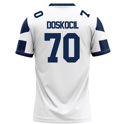 BU - NCAA Football : Kirk Doskocil - White Football Jersey