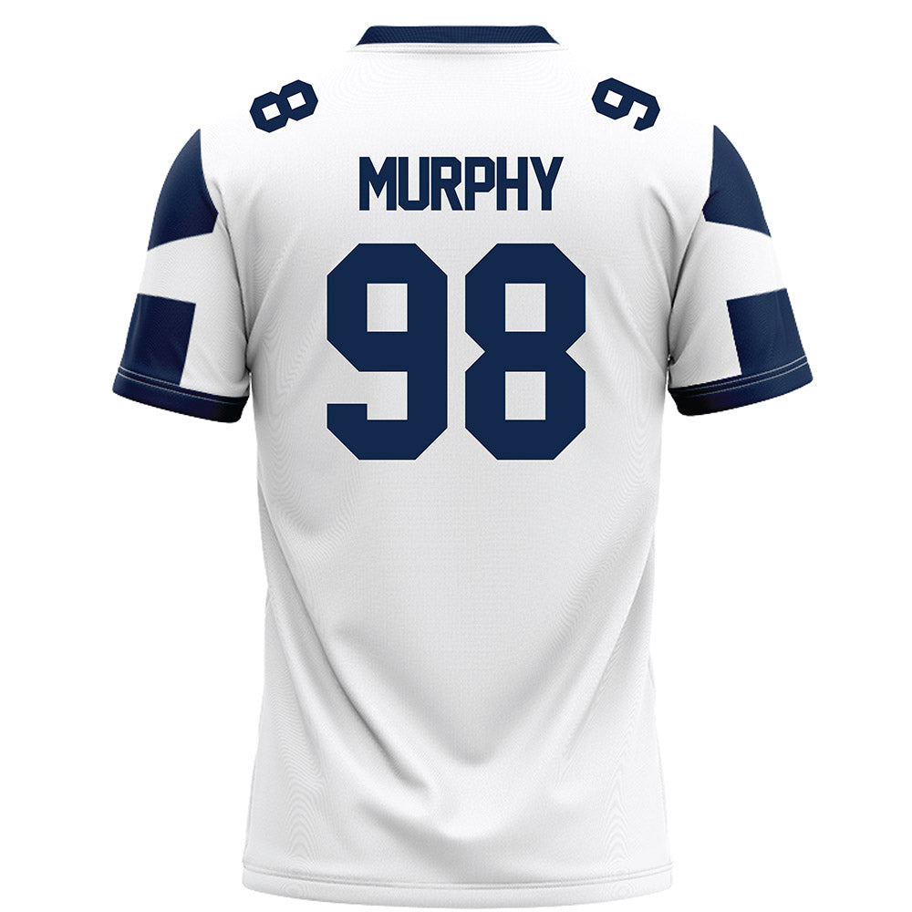BU - NCAA Football : Colin Murphy - White Football Jersey-1
