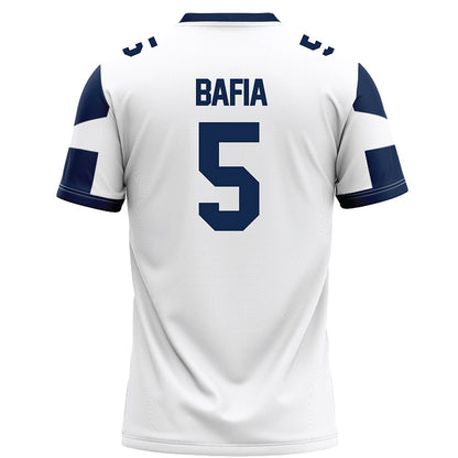 BU - NCAA Football : Nick Bafia - White Football Jersey