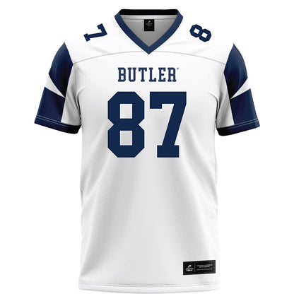 BU - NCAA Football : Brady Preston - White Football Jersey