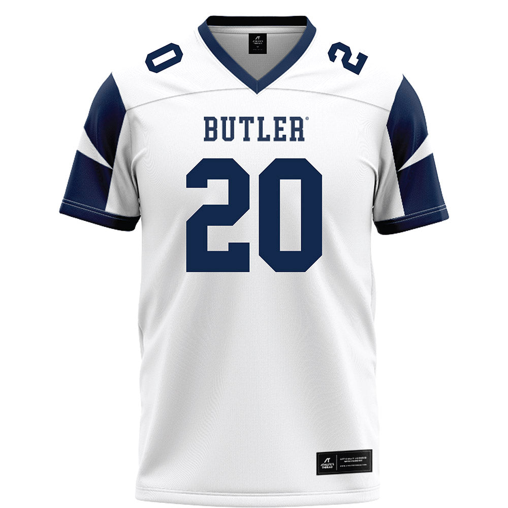 Butler - NCAA Football : Dylan Hawthorne - White Football Jersey-0