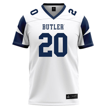 Butler - NCAA Football : Dylan Hawthorne - White Football Jersey-0