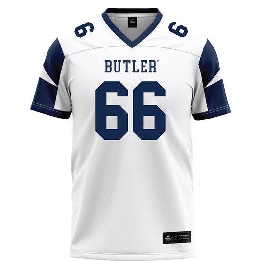 Butler - NCAA Football : William McCorison - White Football Jersey-0