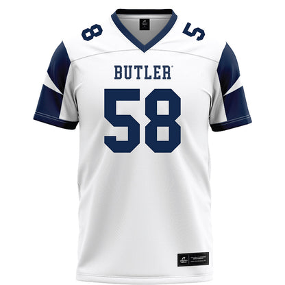 Butler - NCAA Football : Jack Burch - White Football Jersey