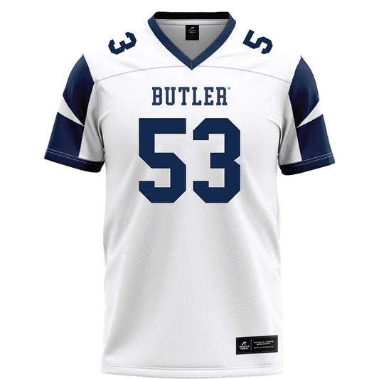 BU - NCAA Football : Otto Weight - White Football Jersey