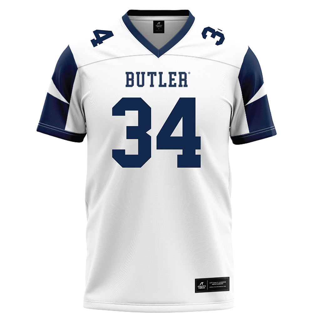 BU - NCAA Football : Zac Willingham-Davis - White Football Jersey-0