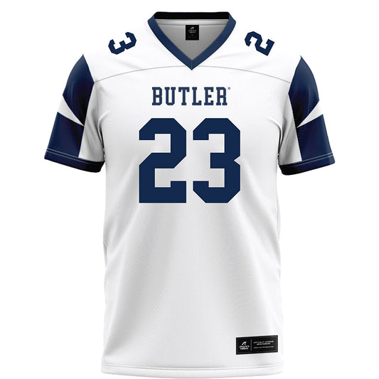 BU - NCAA Football : Luke Wooten - White Football Jersey