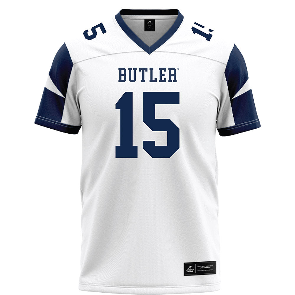 BU - NCAA Football : Joey Audia - White Football Jersey