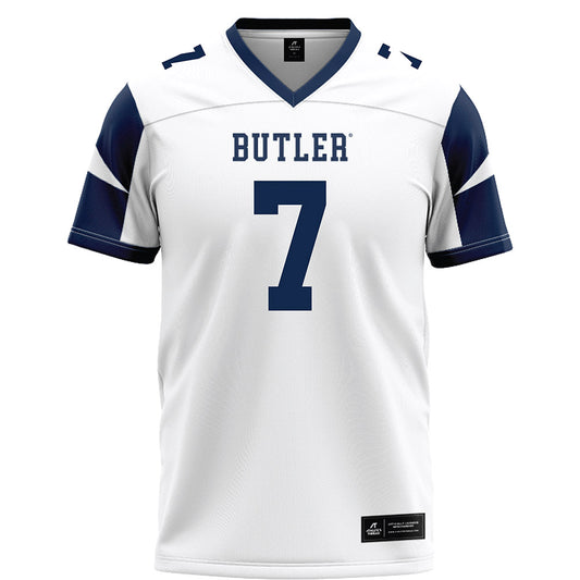 BU - NCAA Football : Evan Niemi - White Football Jersey