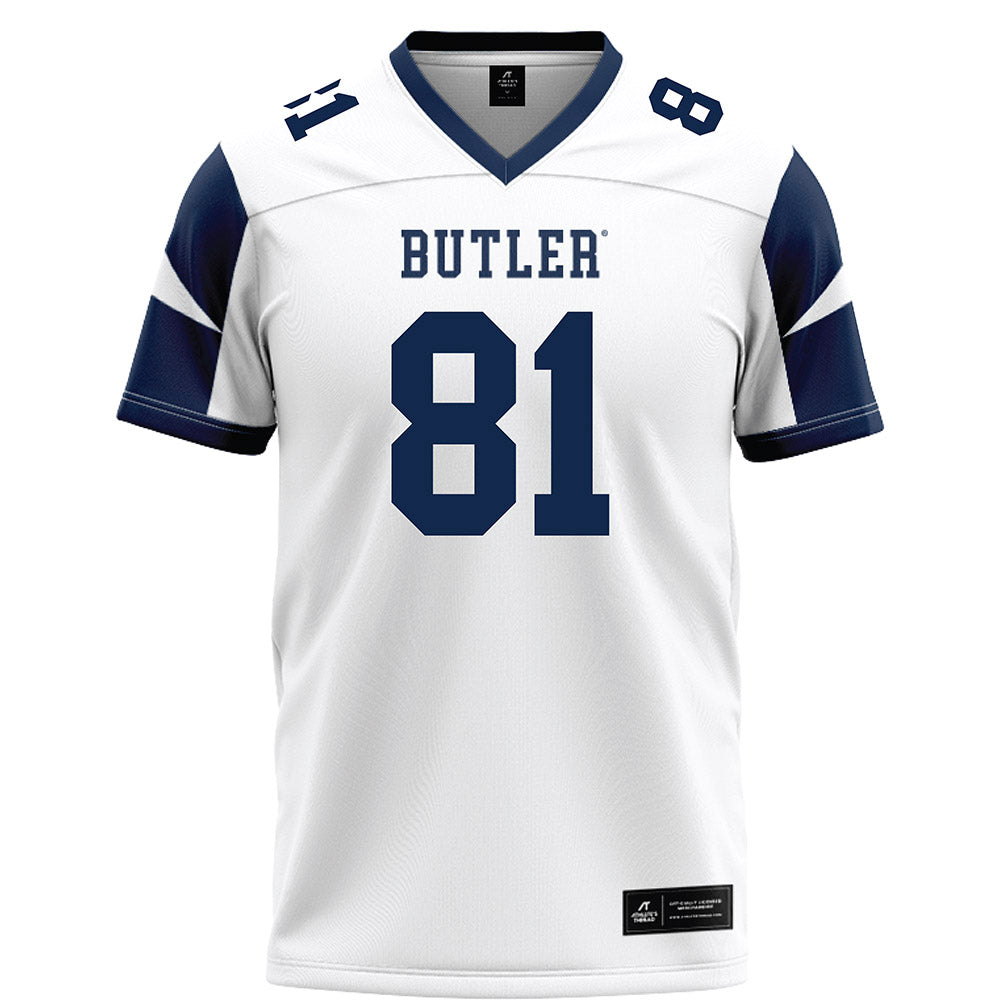 BU - NCAA Football : Ethan Malafa - White Football Jersey