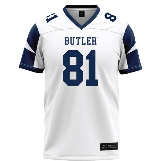 BU - NCAA Football : Ethan Malafa - White Football Jersey