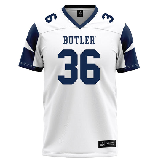 BU - NCAA Football : Elijah Romeus - White Football Jersey