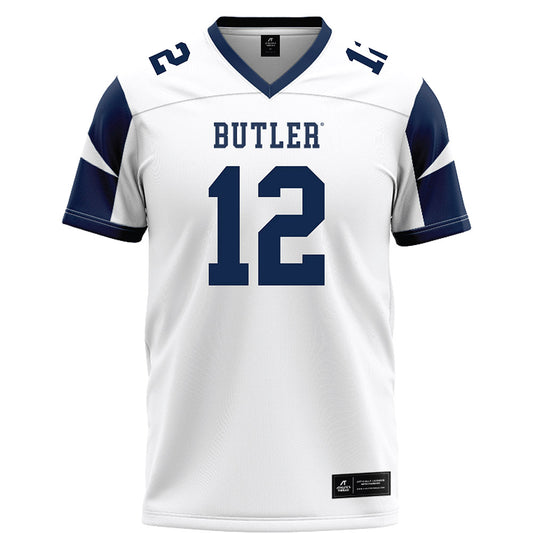 BU - NCAA Football : Steven Stephany - White Football Jersey