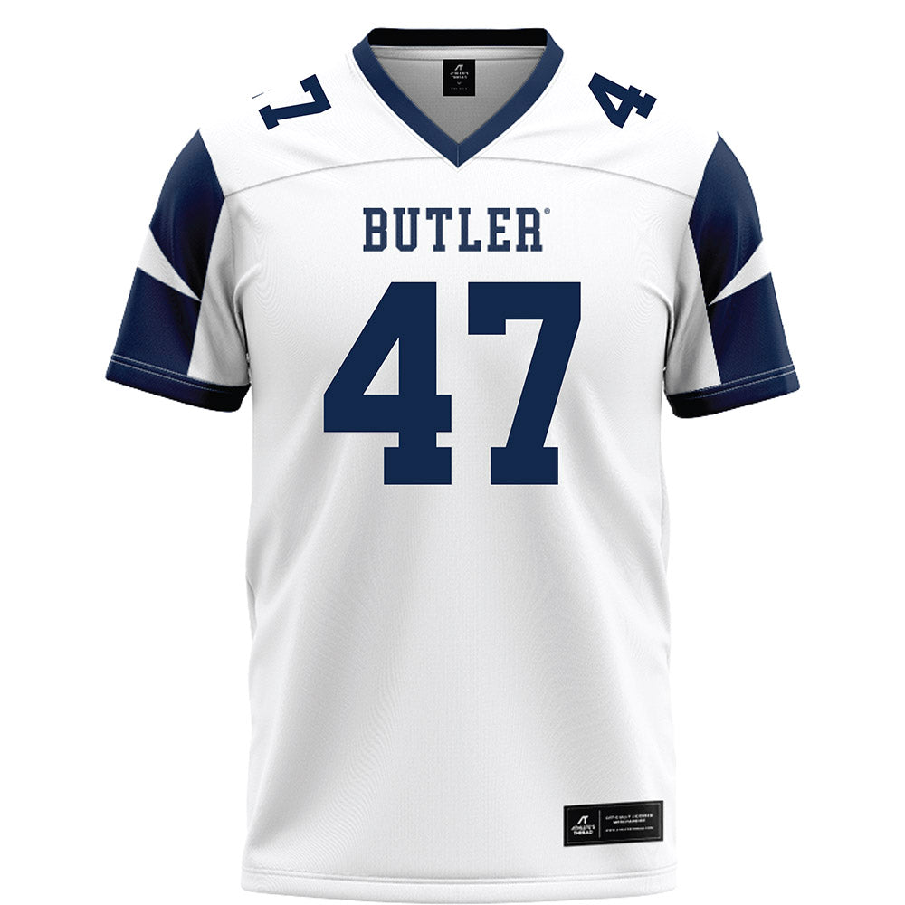 Butler - NCAA Football : Cole Kreuzer - White Football Jersey-0