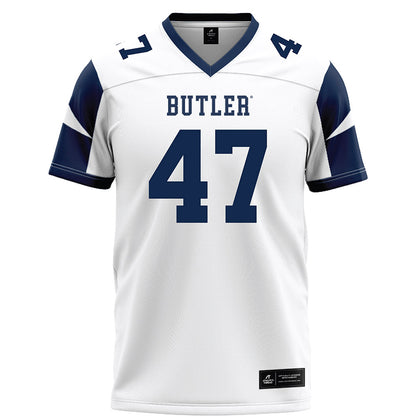 Butler - NCAA Football : Cole Kreuzer - White Football Jersey-0