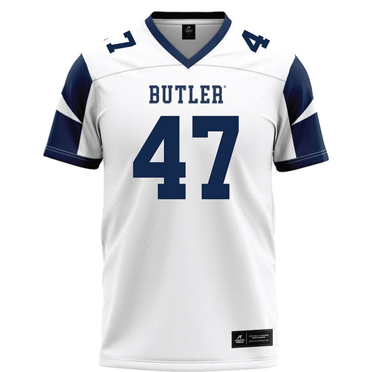 Butler - NCAA Football : Cole Kreuzer - White Football Jersey-0