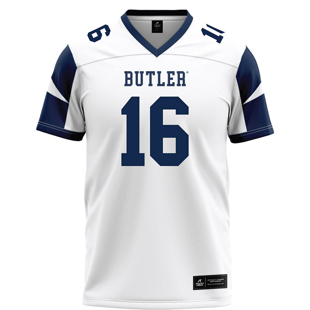 BU - NCAA Football : Blair Schonhorst - White Football Jersey-0