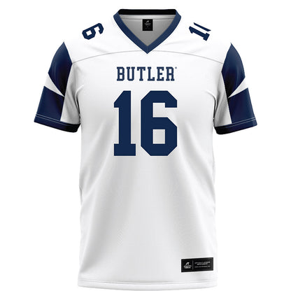 BU - NCAA Football : Blair Schonhorst - White Football Jersey-0