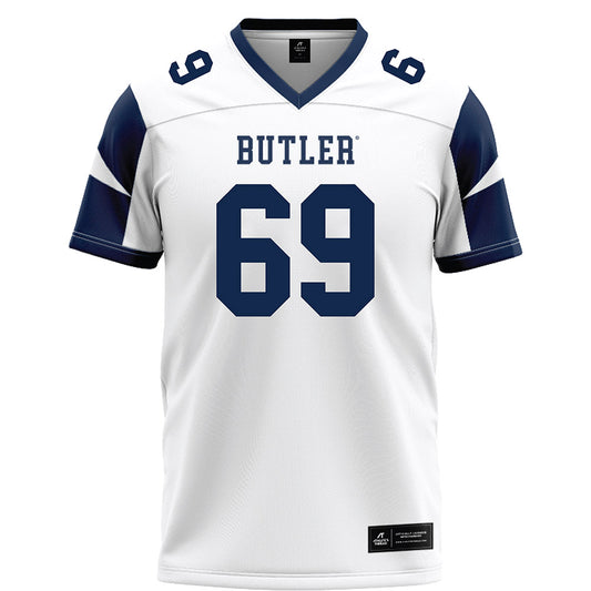 BU - NCAA Football : Eric Bower - White Football Jersey