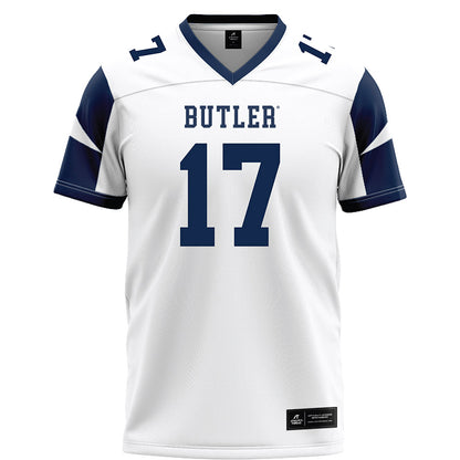 BU - NCAA Football : Danny Orgler - White Football Jersey