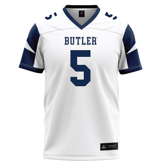 BU - NCAA Football : Landon Hochstein - White Football Jersey