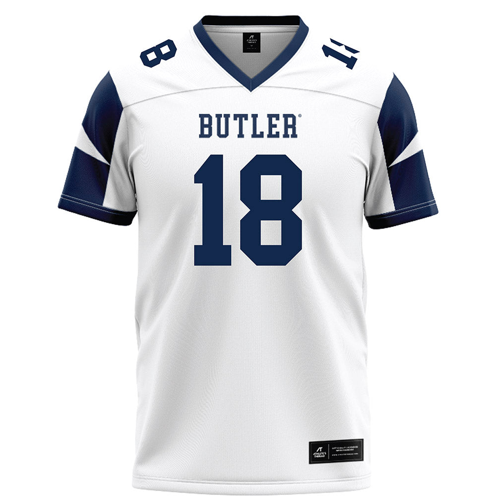 BU - NCAA Football : Griffin Caldwell - White Football Jersey