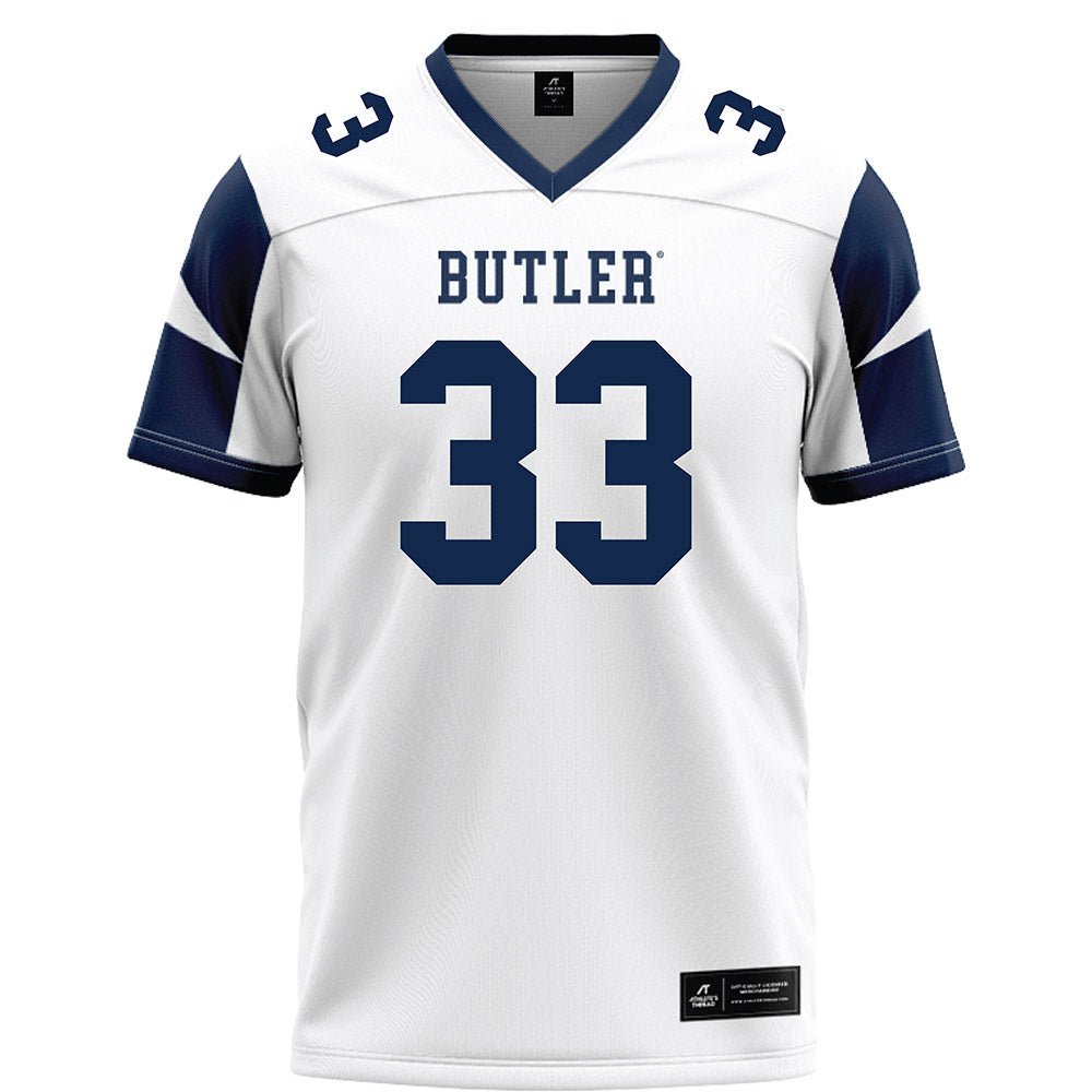 BU - NCAA Football : Trey Alsbrooks - White Football Jersey-0